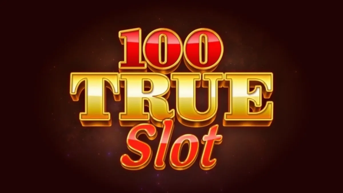 Tampilan antarmuka permainan 100 True Slot dengan desain yang modern dan bersih.